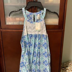 Roper Halter button neck tank